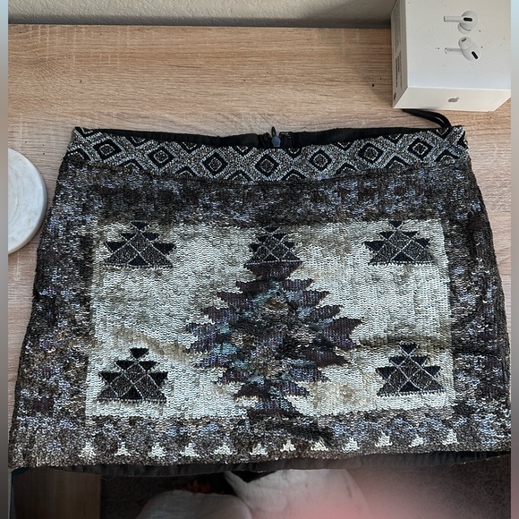 All Saints Spitalfields embellished mini skirt size 8 - Picture 1 of 3